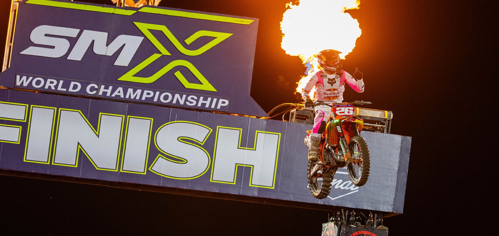 Jorge Prado na KTM 450 SX-F FACTORY EDITION počas finále SMX 2026